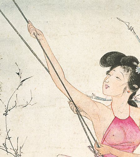 郫县-胡也佛的仕女画和最知名的金瓶梅秘戏图